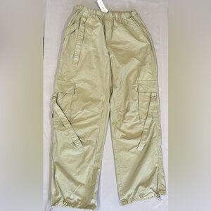 PacSuns Olive Tactical Parachute Cargo Pants